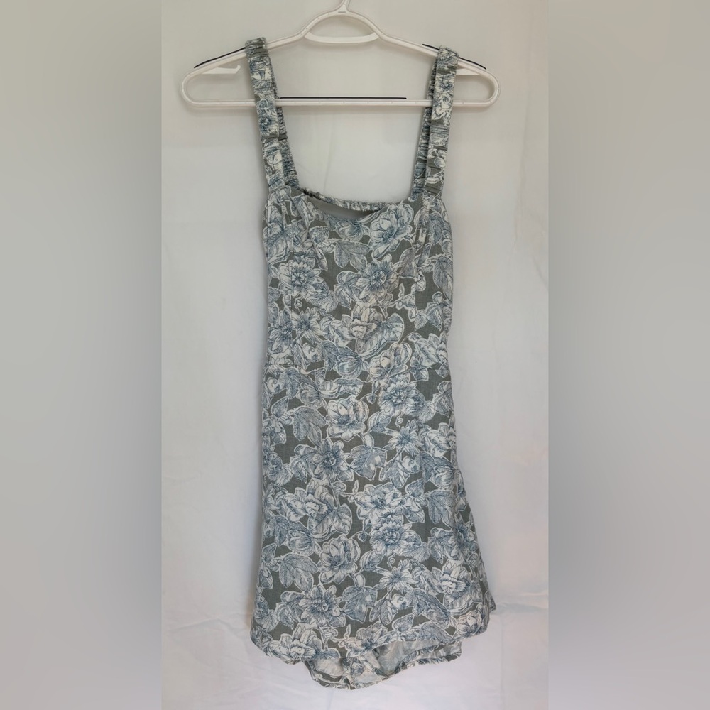 Abercrombie & Fitch Blue Floral Romper